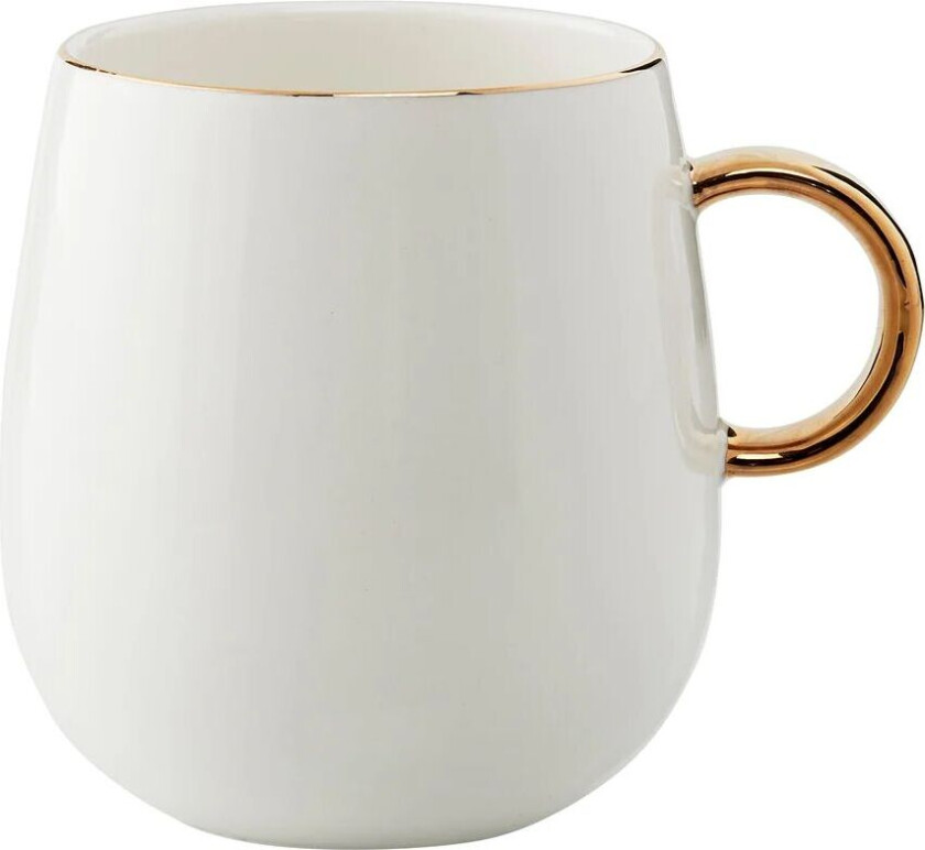 Clara kopp med hank 27 cl White-light gold
