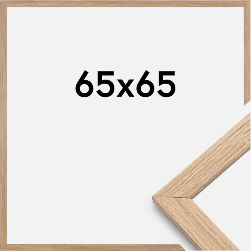 Ramme Stilren Akrylglass Eik 65x65 Cm