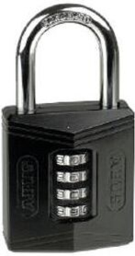 Bilde av 158/50 Hengelås 4 stk. sifferhjul, 3-pakning