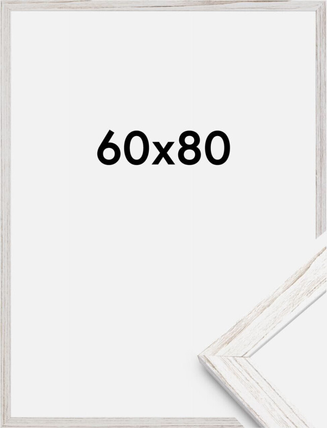Ramme Stilren Vintage White 60x80 Cm
