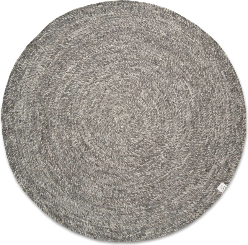 Bilde av Merino ullteppe rund Ø200 cm Grå