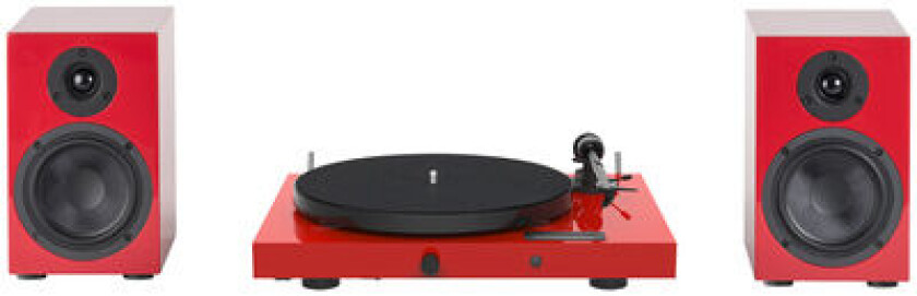 Juke Box E1 HiFi Set red