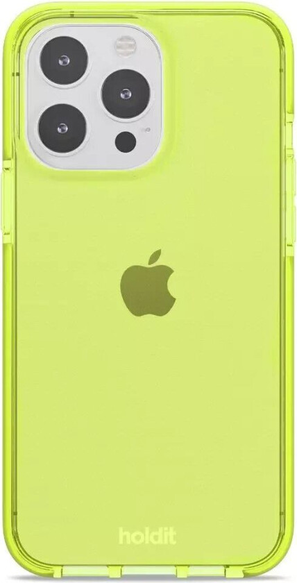 Holdit iPhone 14 Pro Max Seethru Deksel - Acid Green