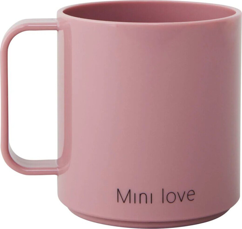 Mini Love kopp med håndtak Ash rose