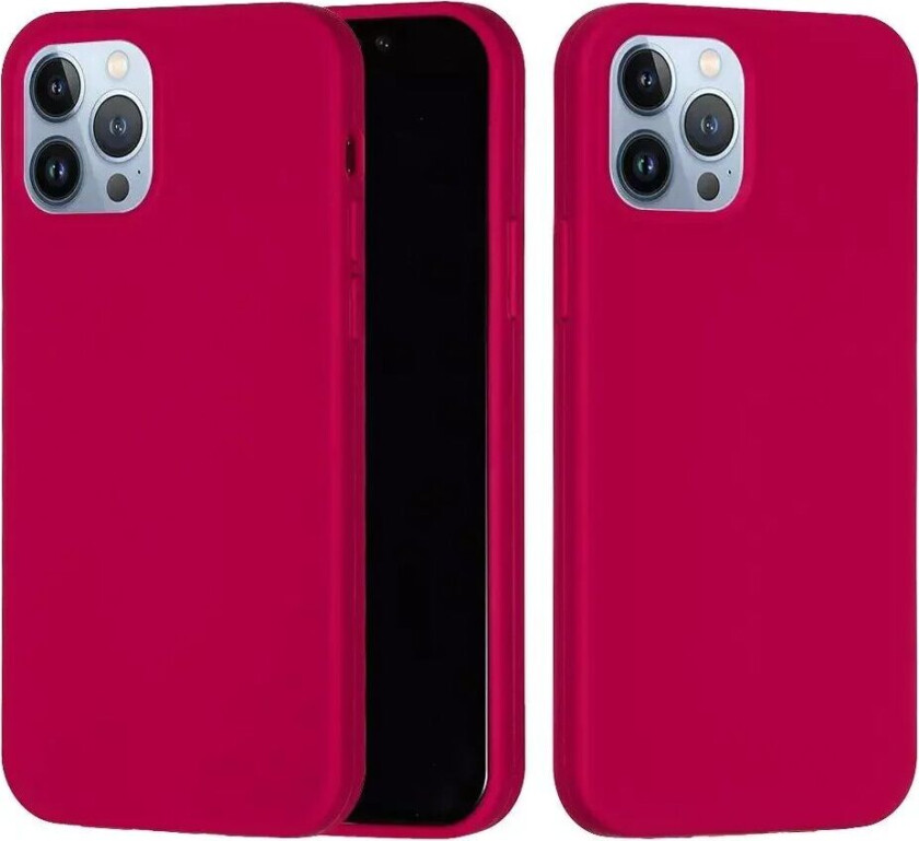 iPhone 15 Pro Silikon Deksel - Rose