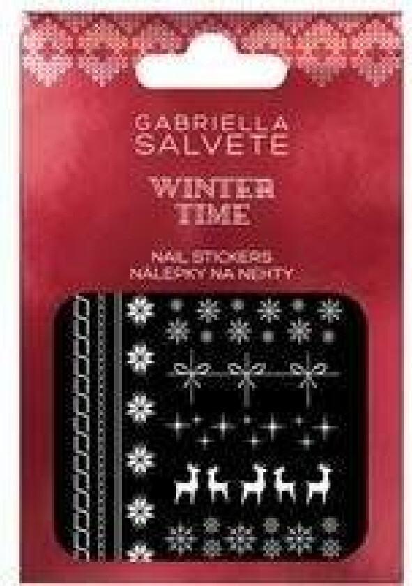 - Winter Time Body and Nail Stickers - Nálepky na nehty
