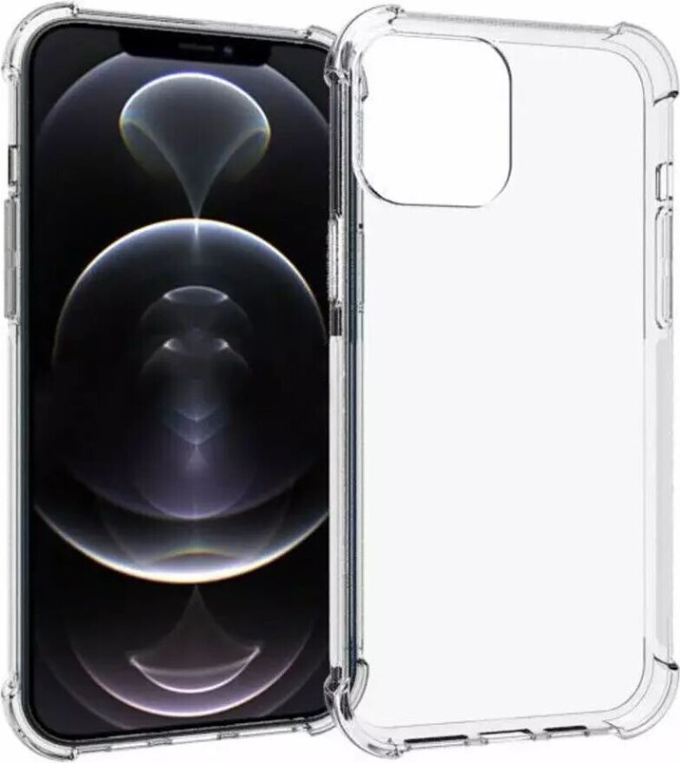 iPhone 13 Pro Max Shock-Proof Fleksibel Plast Deksel - Gjennomsiktig