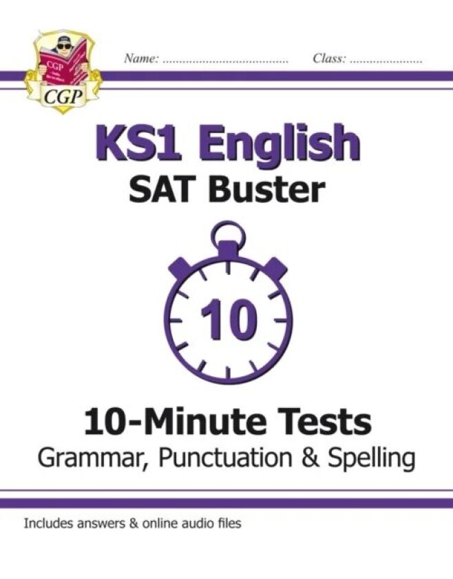 KS1 English SAT Buster 10-Minute Tests: Grammar, Punctuation & Spelling (for end of year assessment) av CGP Books