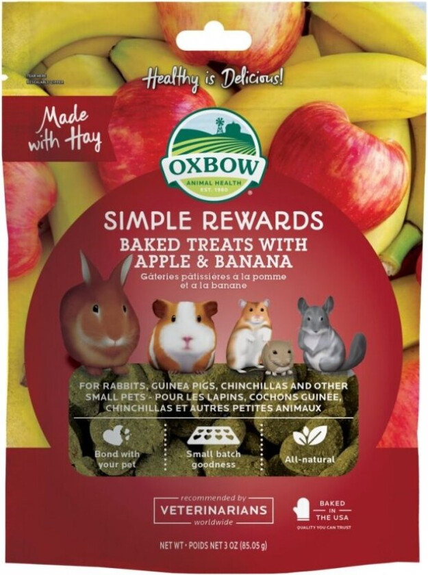 Simple Rewards Baked Treats with Apple & Banana 85 g