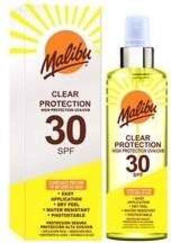 - Clear Protection Spray SPF30 - Waterproof sunscreen spray 250ml