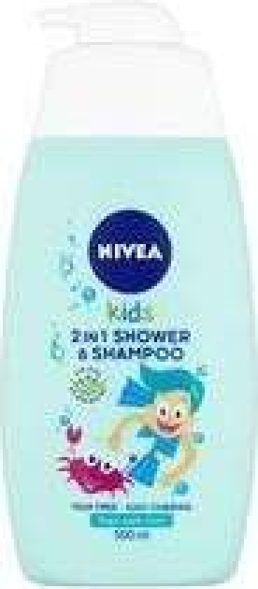- 2 in Shower & Shampoo - Baby shower gel and shampoo 2 in 1 with apple scent 500ml