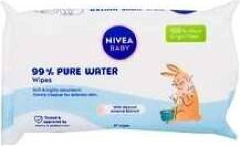- Baby 99% Pure Water Wipes - Čisticí vlhčené ubrousky s vysokým obsahem vody 57.0ks