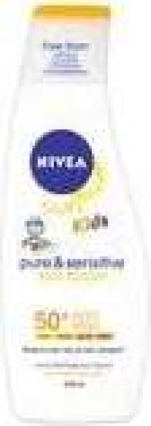 - Children's sun lotion SPF 50 + Sun Kids