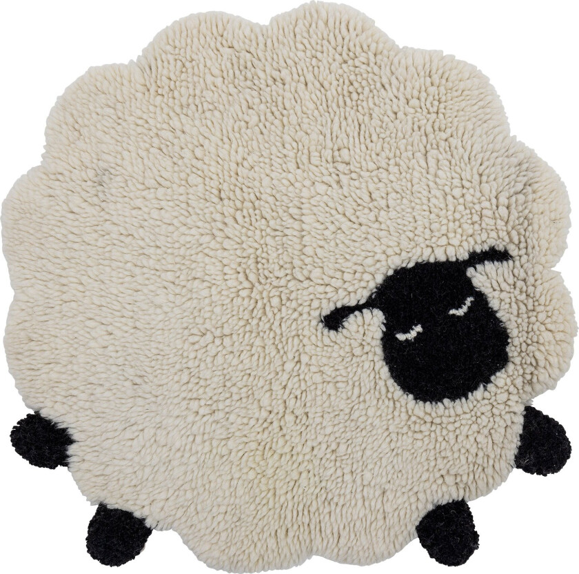 - Dolly Rug - White - Wool
