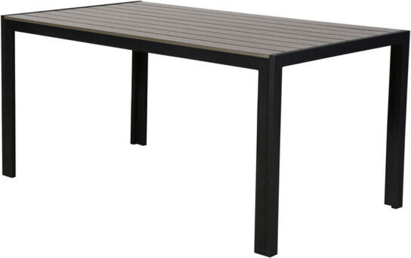 Hagebord 150x90cm Sort/grå