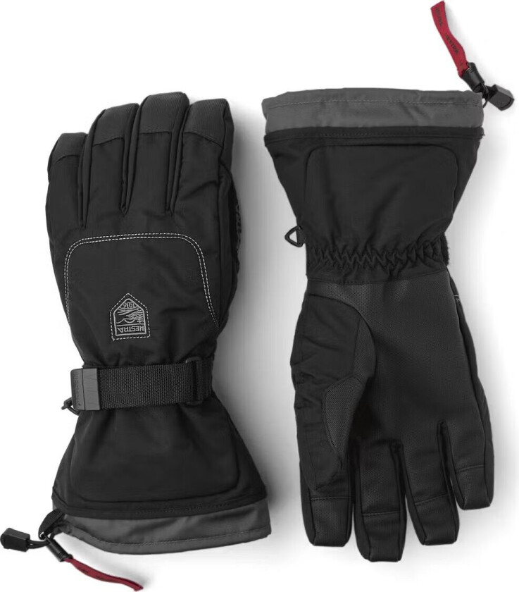Gauntlet Sr. - 5 Finger Black/black 9