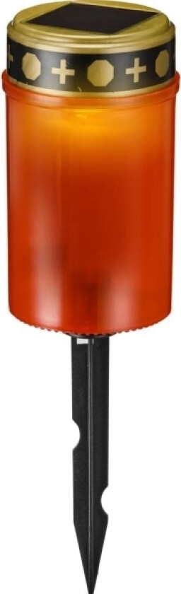 Ws-Sgr02 Solcelle-Gravlys Led (Rgb) 0.06 W Gul Rød