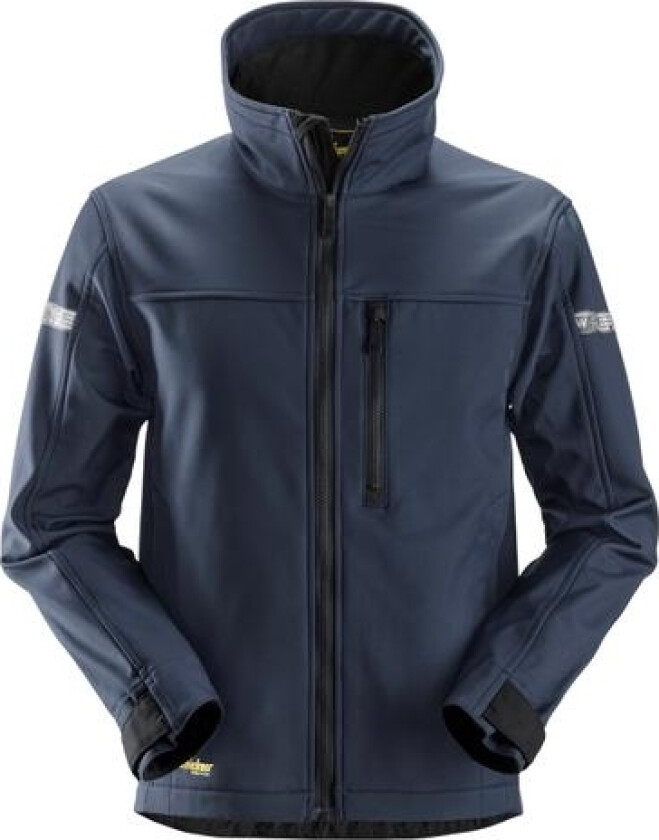 Snickers Workwear 1200 Allroundwork Softshell Jakke Navy/Sort, Størrelse 3Xl