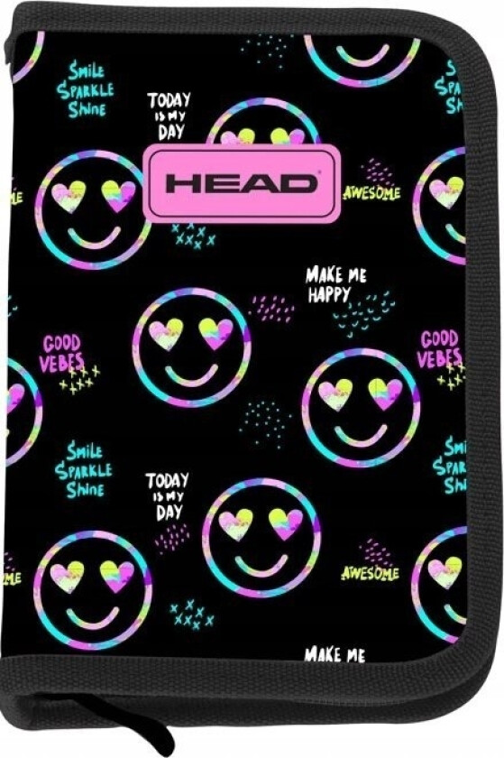 Pennal Enkelt Pennal Med Dobbel Klaff Uten Tilbehør Head Smile Sparkle Shine Ac1