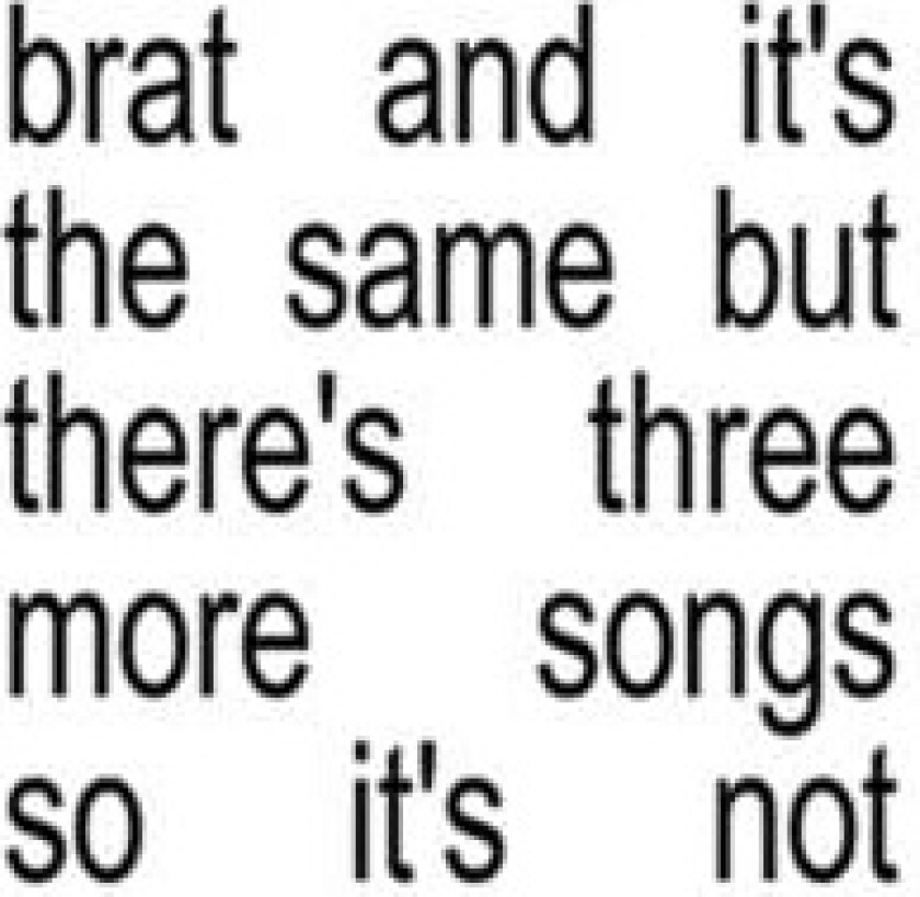 Charli Xcx - Brat and it’s completely different but also still brat (2CD)