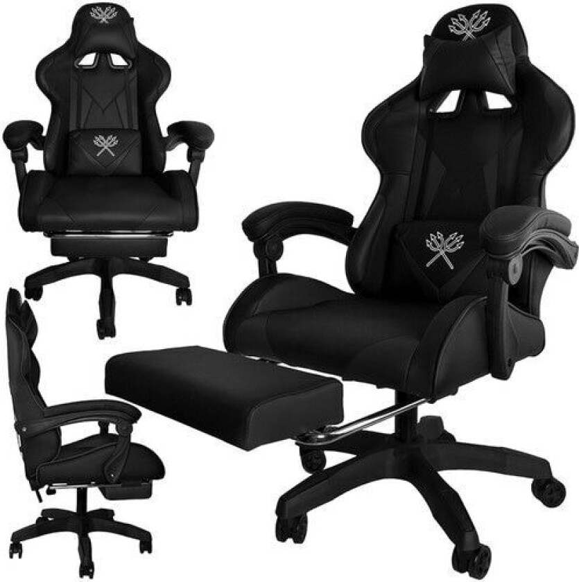 Gamingstol - Kontorsstol med Fotstöd - Stol till Gaming