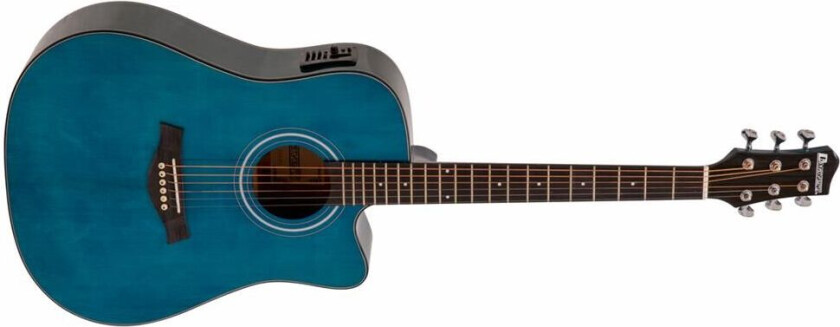 Stw-90 Western Guitar Crystal Blue