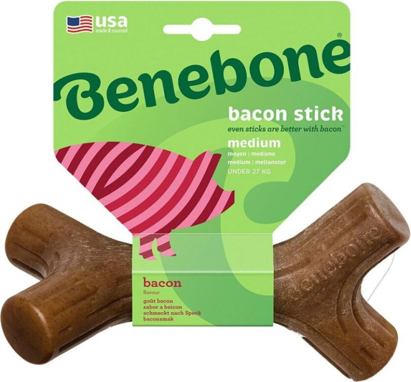 Tyggepinne i Nylon Baconsmak (M)