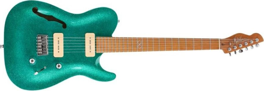 Ml3 Semi Hollow Pro Trad Aventurine Green Sparkle