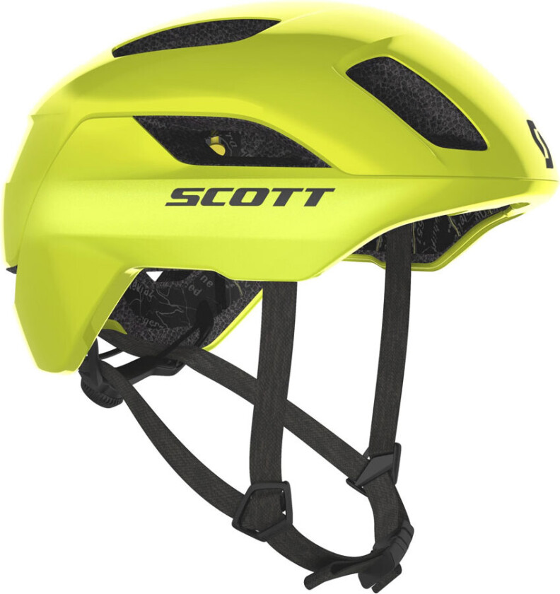 Scott La Mokka Plus Sykkelhjelm Radium Yellow