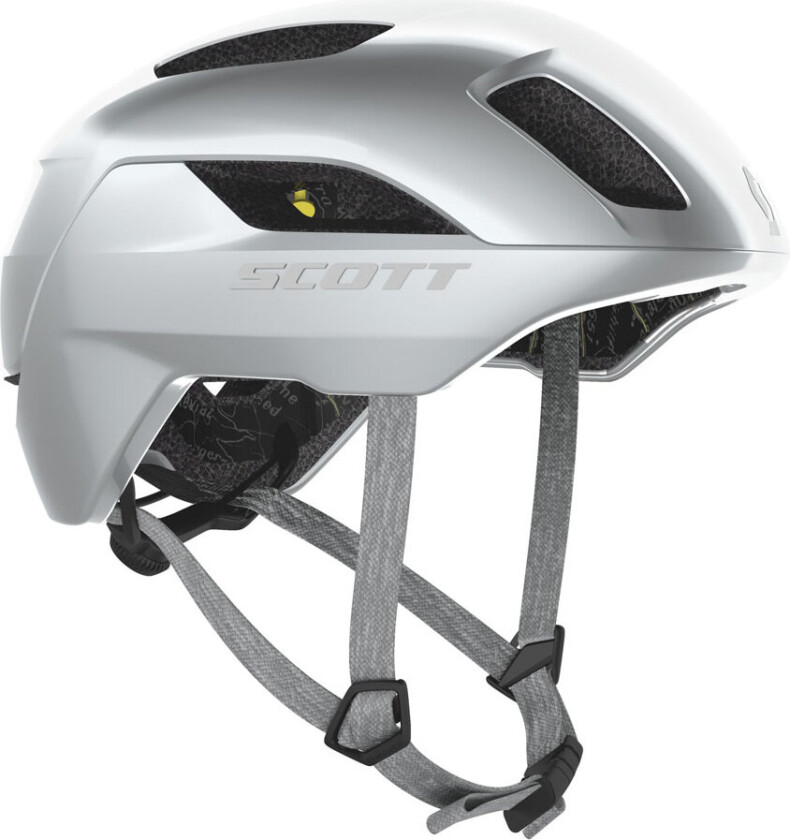 Scott La Mokka Plus Sykkelhjelm Vogue Silver/Reflective Grey