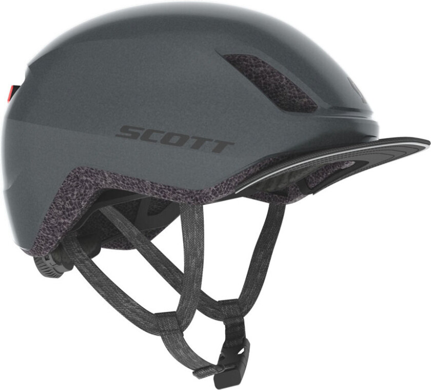 Scott Il Doppio Plus Sykkelhjelm Dark Grey/Reflective MIPS