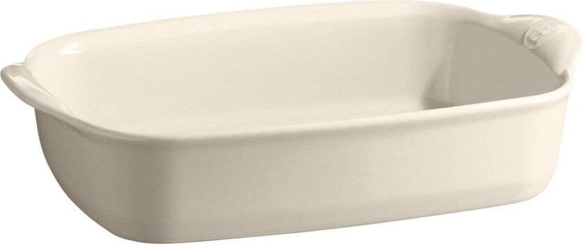 Rektangulær ovnsform (S) 1,55 liter, cream