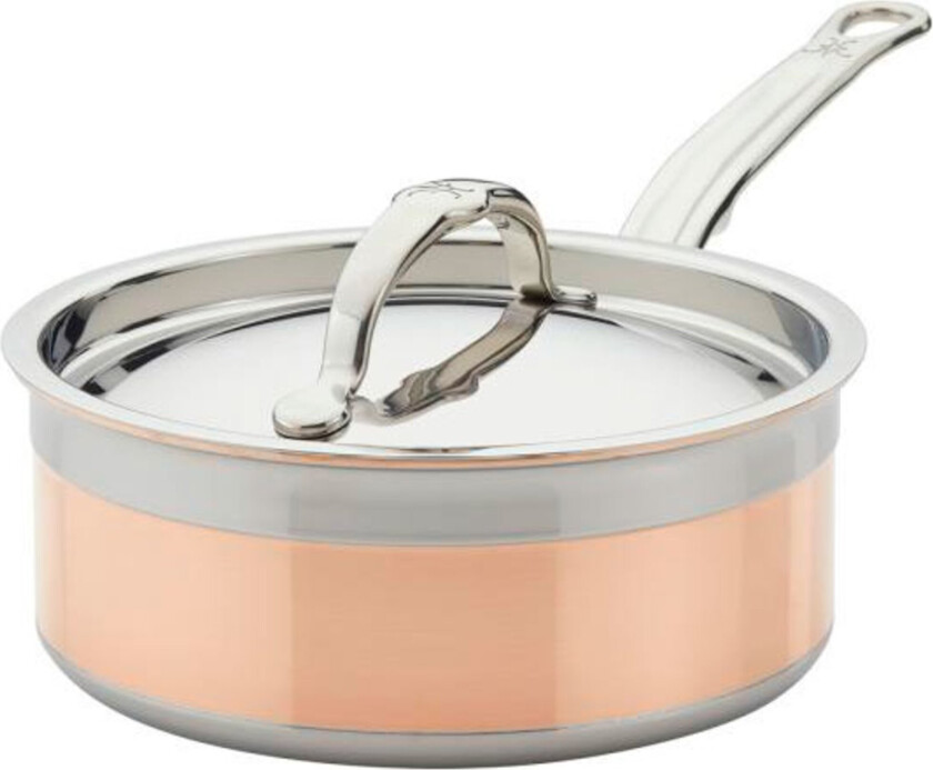 Bilde av Copperbond gryte med lokk Ø18 cm