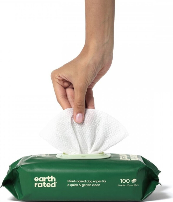 Komposterbare Våtservietter Uparfymerte 100-pakk