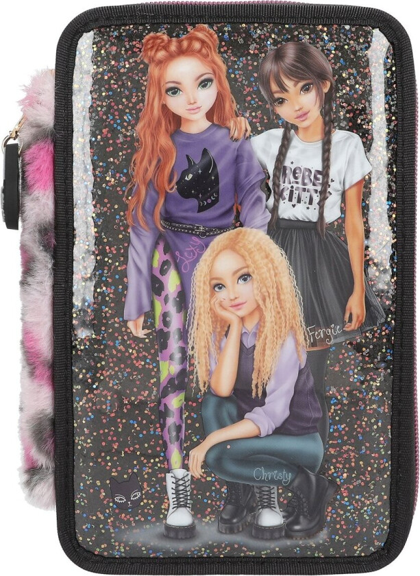 Bilde av TOPModel - Triple Pencil Case REBEL KITTY ( 0413017 )