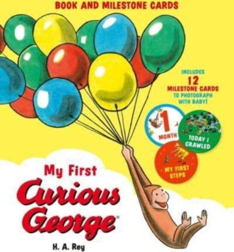My First Curious George (Book and Milestone Cards) av H. A. Rey