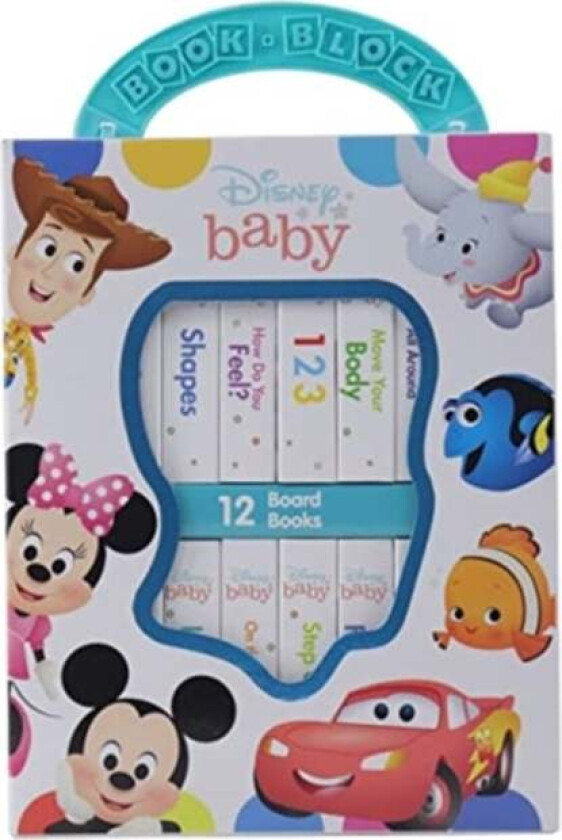 Disney Baby: 12 Board Books av PI Kids (Boxset)