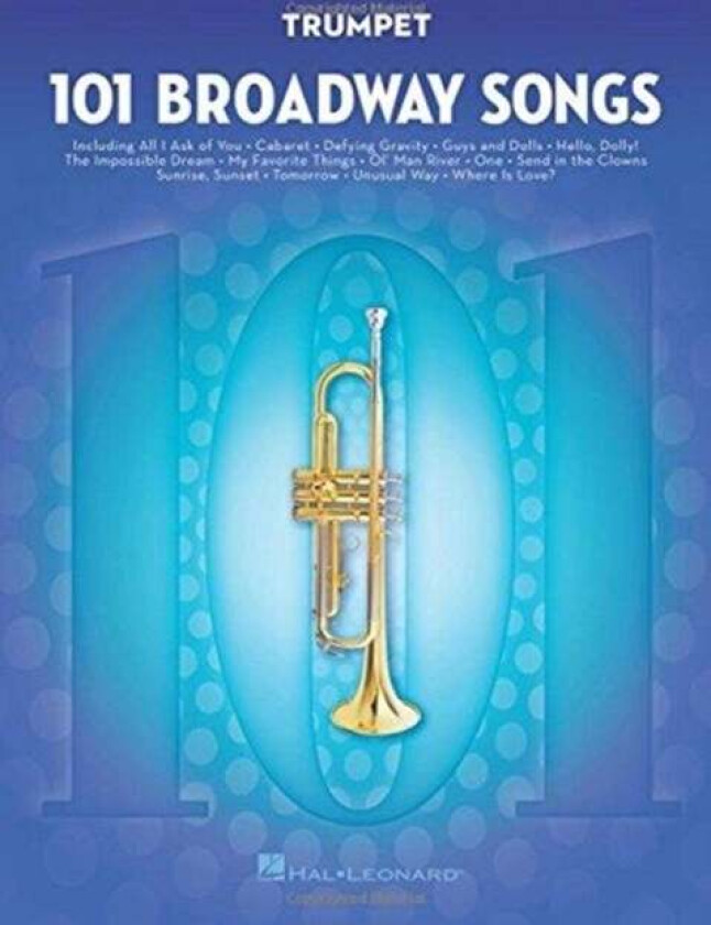 101 Broadway Songs for Trumpet av Hal Leonard Publishing Corporation