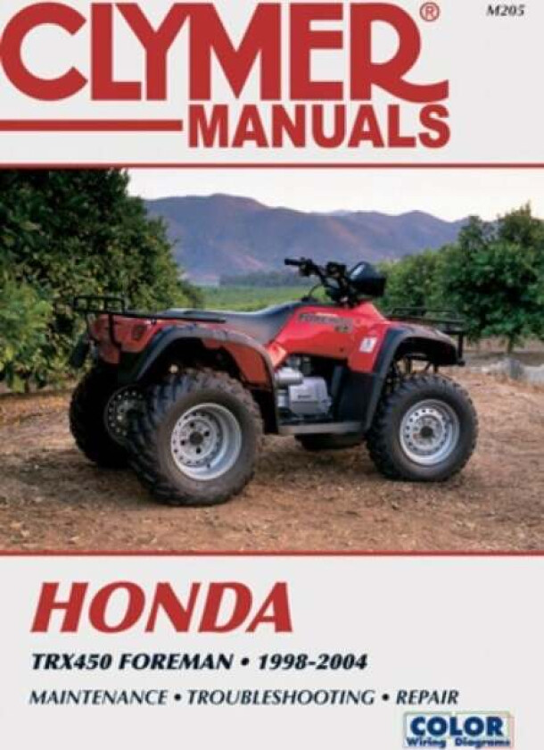 Honda TRX450 Foreman Series ATV (1998-2004) Service Repair Manual av Haynes Publishing