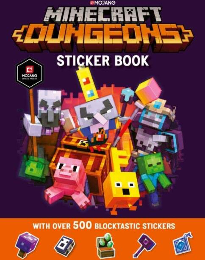 Minecraft Dungeons Sticker Book av Mojang AB