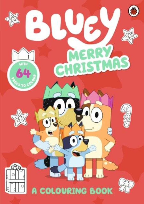 Bluey: Merry Christmas: A Colouring Book av Bluey