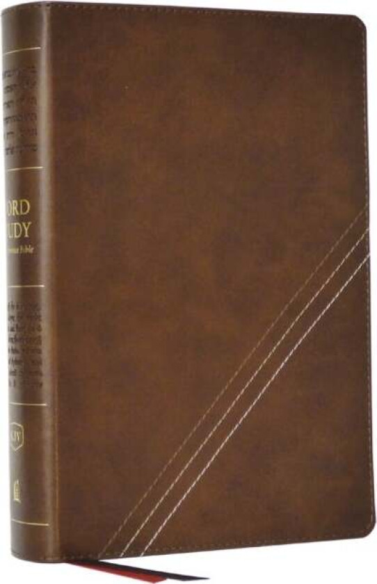 KJV, Word Study Reference Bible, Leathersoft, Brown, Red Letter, Thumb Indexed, Comfort Print av Thomas Nelson