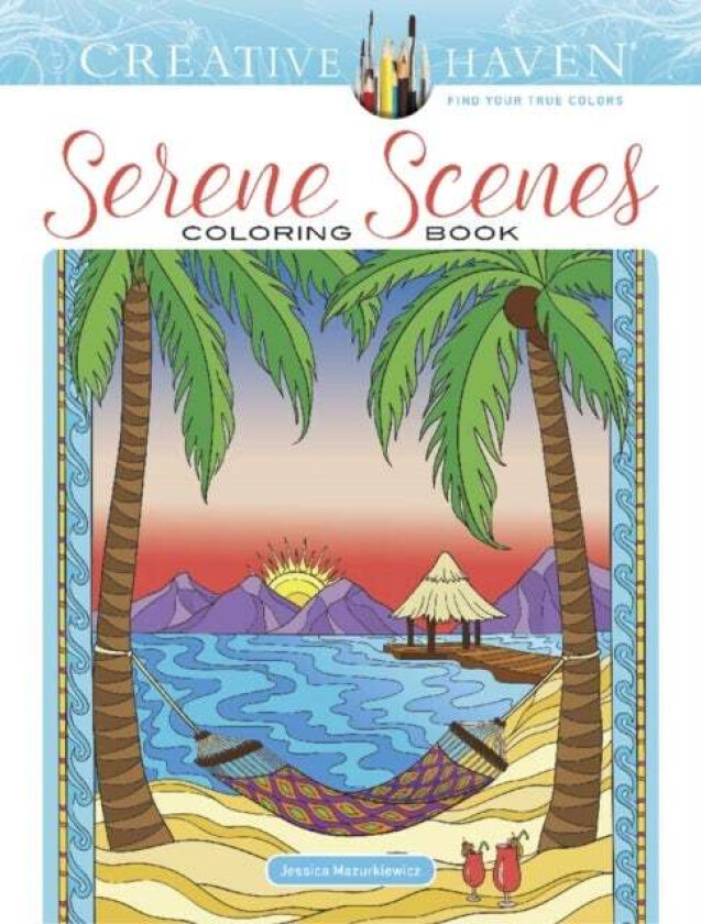 Creative Haven Serene Scenes Coloring Book av Jessica Mazurkiewicz