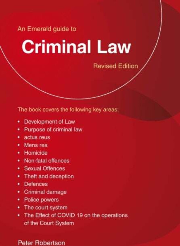 Criminal Law av Peter Robertson
