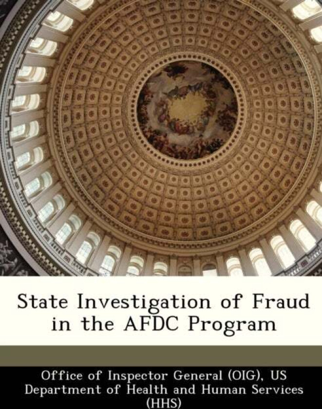 State Investigation of Fraud in the Afdc Program