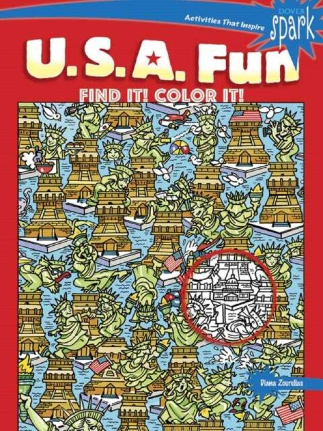 SPARK U.S.A. Fun Find It! Color It! av Diana Zourelias