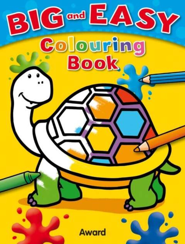 Big & Easy Colouring Books: Tortoise