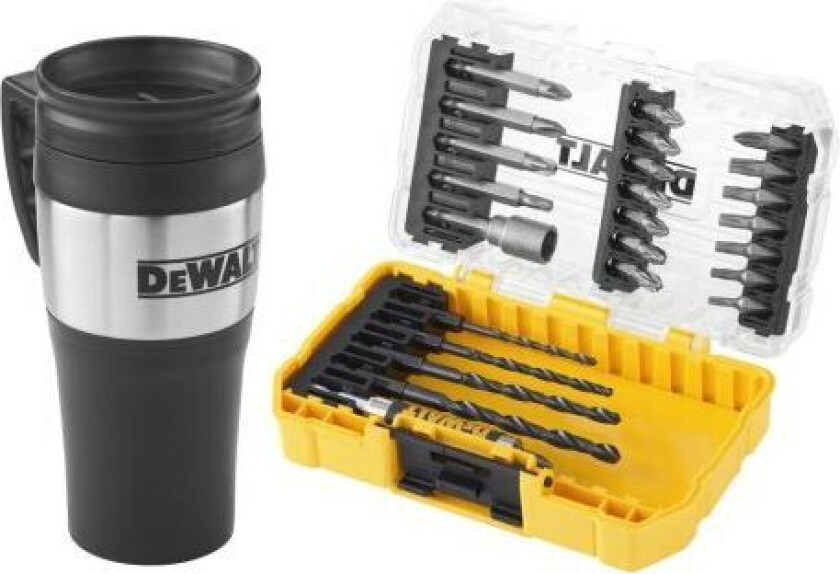Dewalt DT70707-QZ Borsett 25 deler + krus
