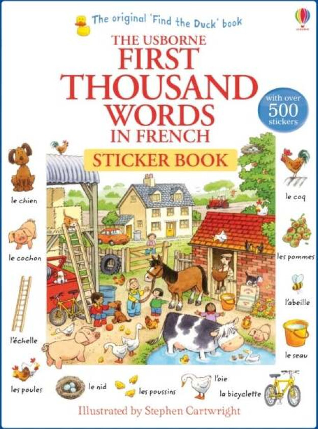 First Thousand Words in French Sticker Book av Heather Amery