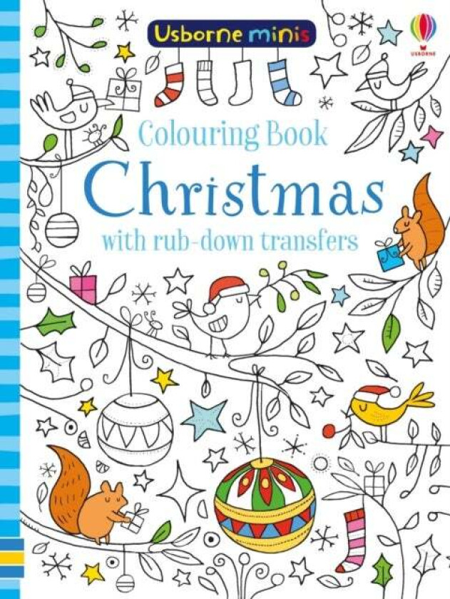 Colouring Book Christmas with Rub-Down Transfers av Sam Smith